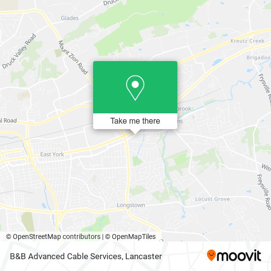 Mapa de B&B Advanced Cable Services
