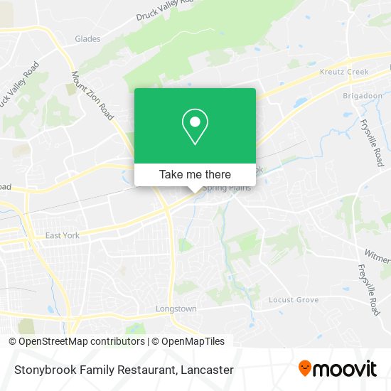 Mapa de Stonybrook Family Restaurant