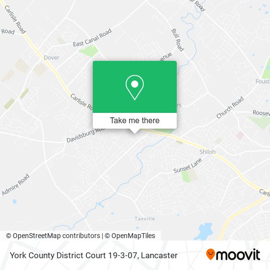 York County District Court 19-3-07 map