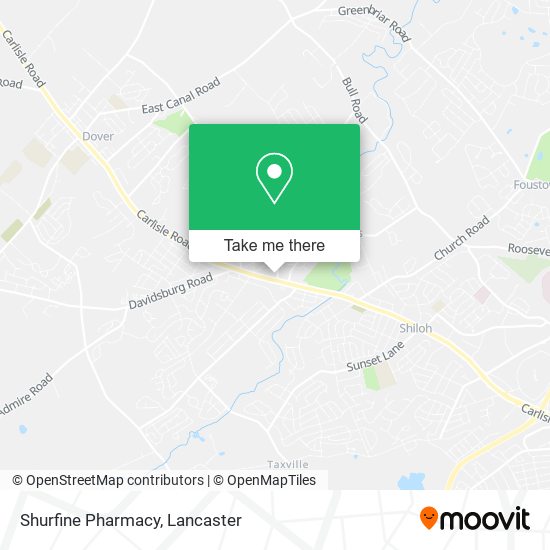 Shurfine Pharmacy map