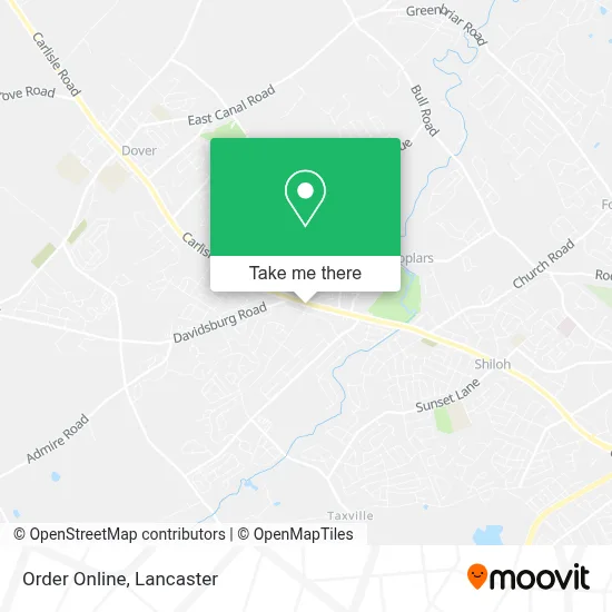 Order Online map