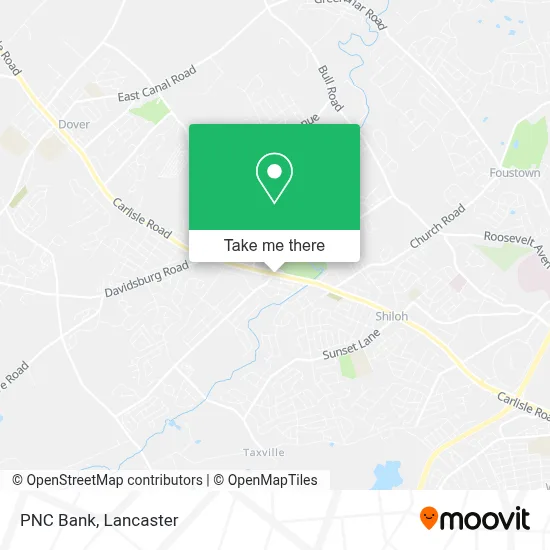 PNC Bank map