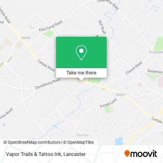 Vapor Trails & Tattoo Ink map