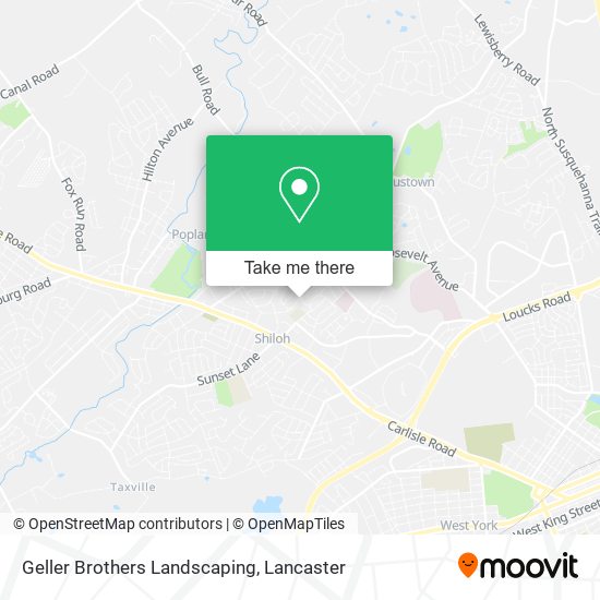 Geller Brothers Landscaping map