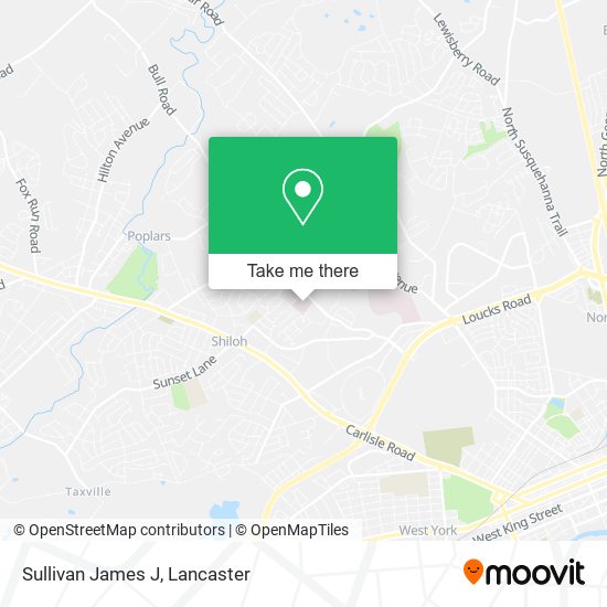 Mapa de Sullivan James J