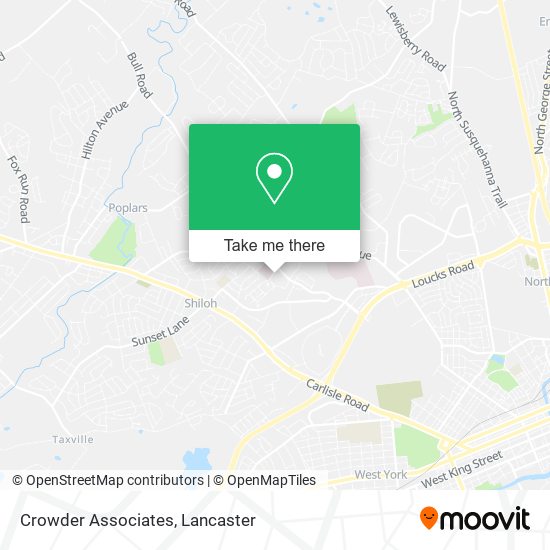 Mapa de Crowder Associates