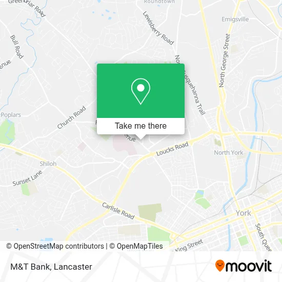 M&T Bank map