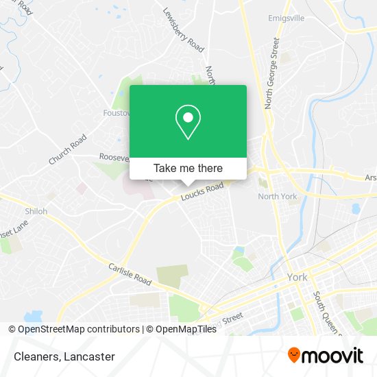 Cleaners map