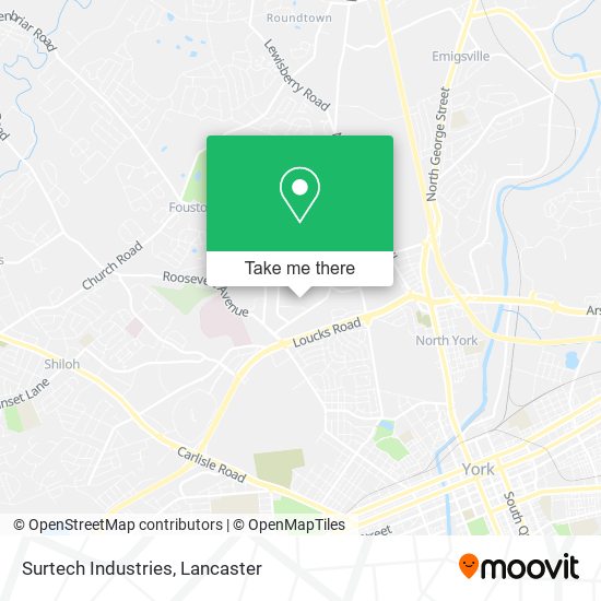 Surtech Industries map