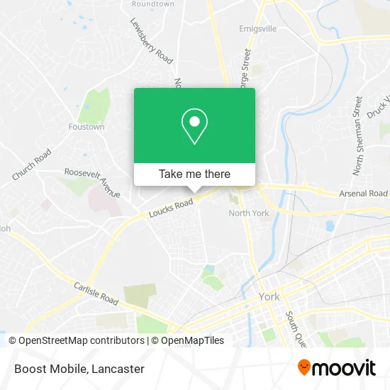 Boost Mobile map