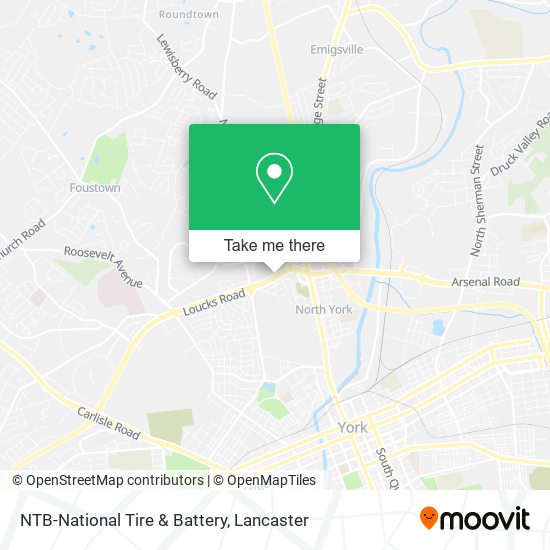 NTB-National Tire & Battery map