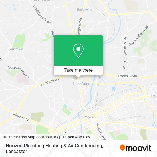 Horizon Plumbing Heating & Air Conditioning map