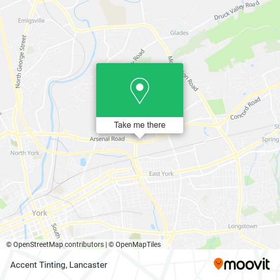 Accent Tinting map