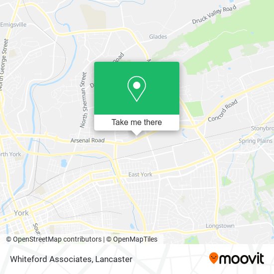Whiteford Associates map