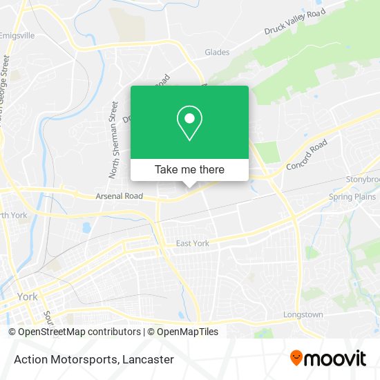 Action Motorsports map