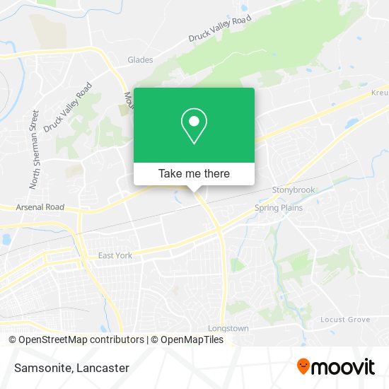 Samsonite map