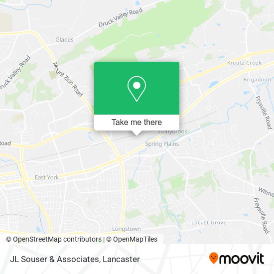 JL Souser & Associates map