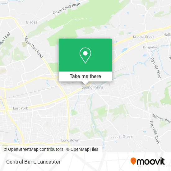 Central Bark map