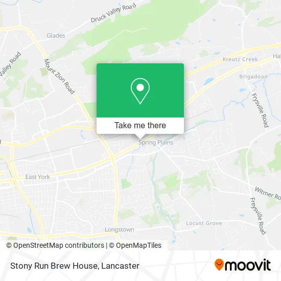 Stony Run Brew House map