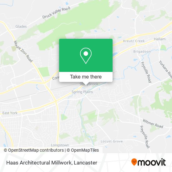 Haas Architectural Millwork map