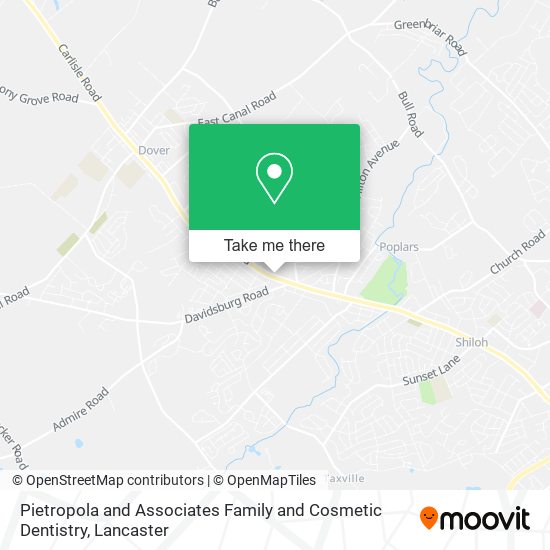 Pietropola and Associates Family and Cosmetic Dentistry map