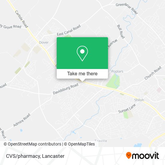 Mapa de CVS/pharmacy