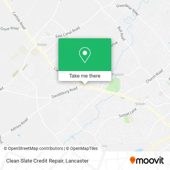 Clean Slate Credit Repair map