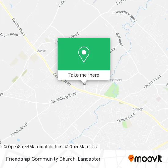 Friendship Community Church map
