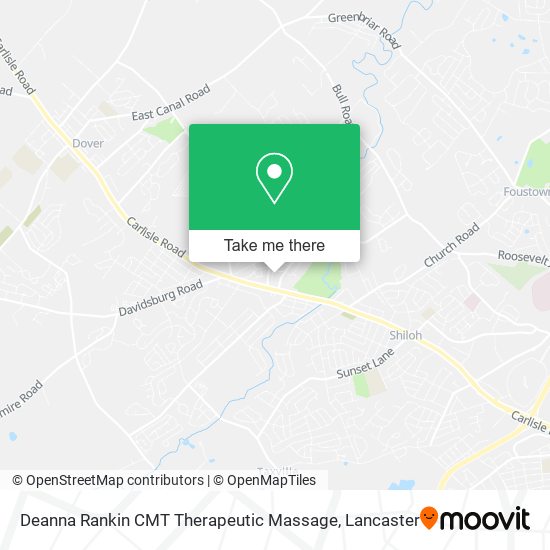 Deanna Rankin CMT Therapeutic Massage map