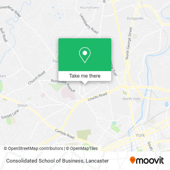 Mapa de Consolidated School of Business
