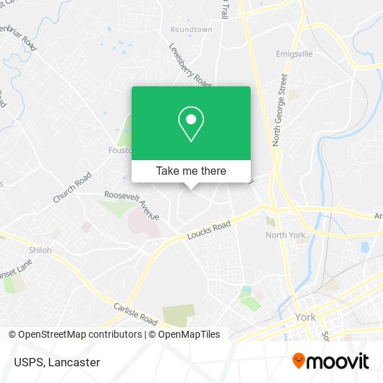 Mapa de USPS