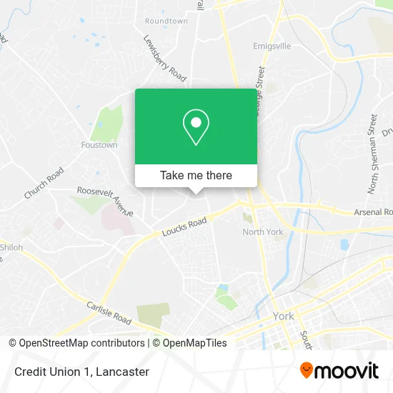 Credit Union 1 map
