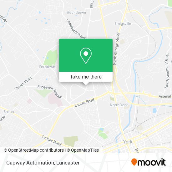 Capway Automation map