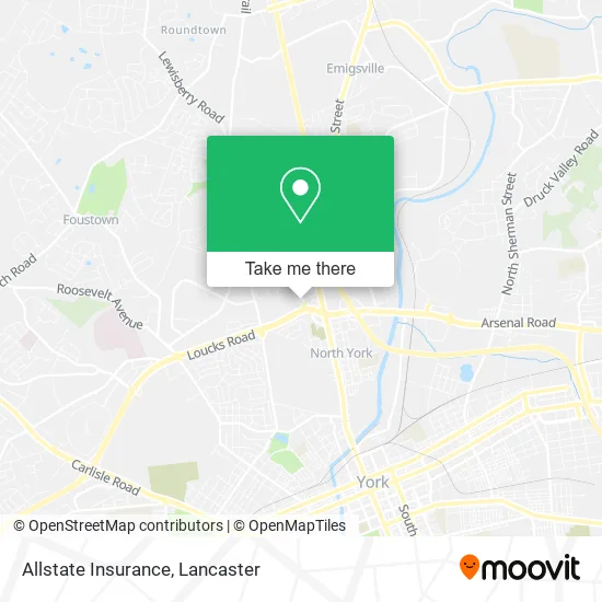 Allstate Insurance map