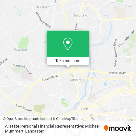Allstate Personal Financial Representative: Michael Mummert map