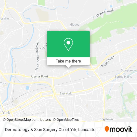 Dermatology & Skin Surgery Ctr of Yrk map