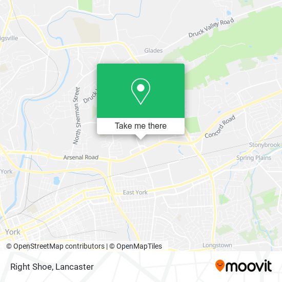 Mapa de Right Shoe