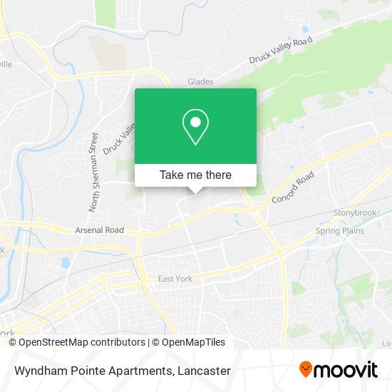 Wyndham Pointe Apartments map