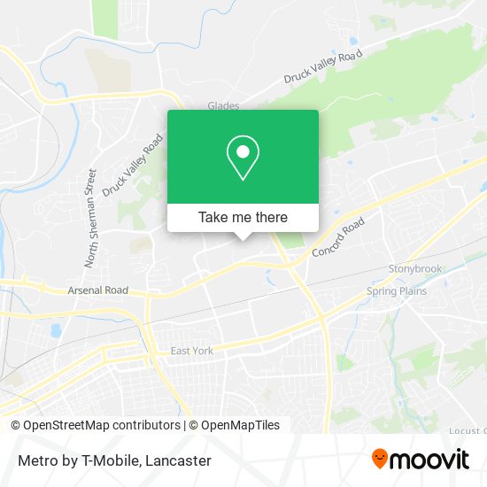 Mapa de Metro by T-Mobile