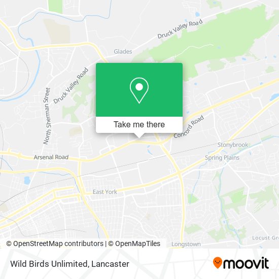 Mapa de Wild Birds Unlimited