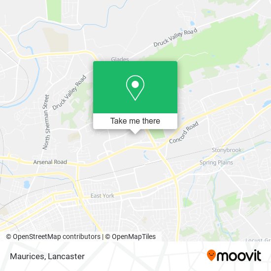 Mapa de Maurices