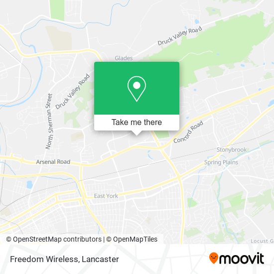 Freedom Wireless map