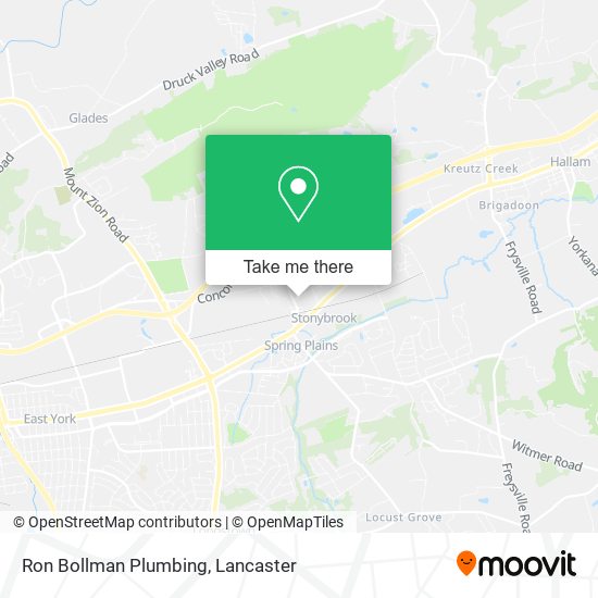 Ron Bollman Plumbing map