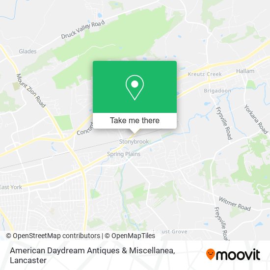 American Daydream Antiques & Miscellanea map