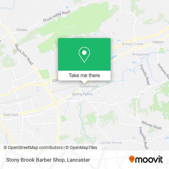 Stony Brook Barber Shop map