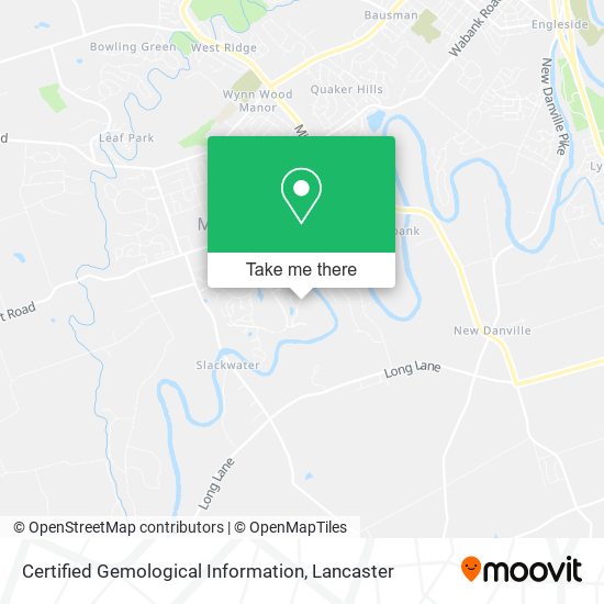 Certified Gemological Information map