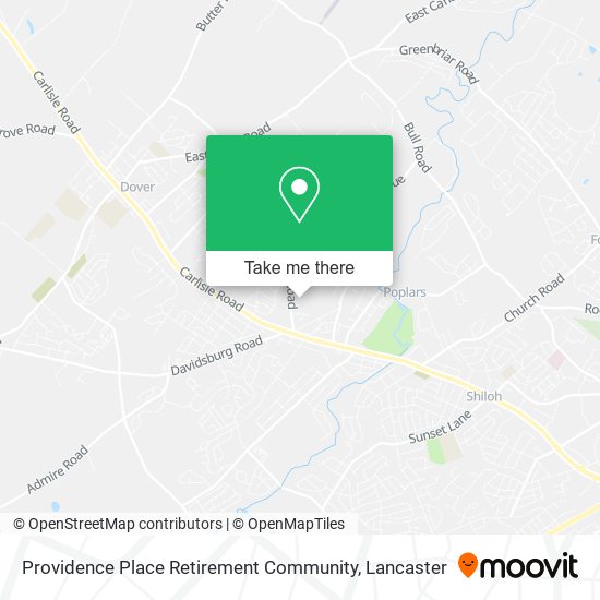 Mapa de Providence Place Retirement Community