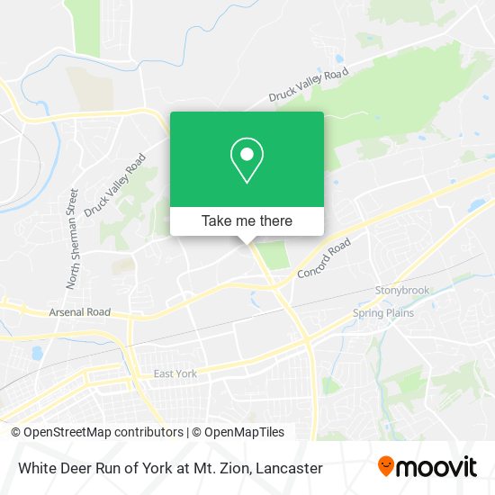 White Deer Run of York at Mt. Zion map