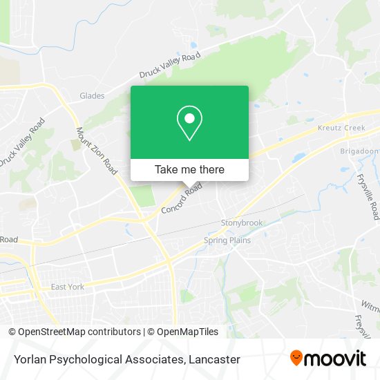 Yorlan Psychological Associates map