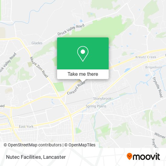 Mapa de Nutec Facilities